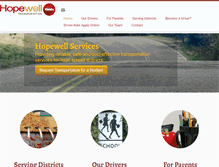 Tablet Screenshot of hopewelltransportation.com